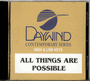 All Things Are Possible- CD Tracks